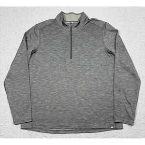 REI Co-op Pullover‎ Mens XL Gray Quarter Zip Long Sleeve Lightweight Hiking Top